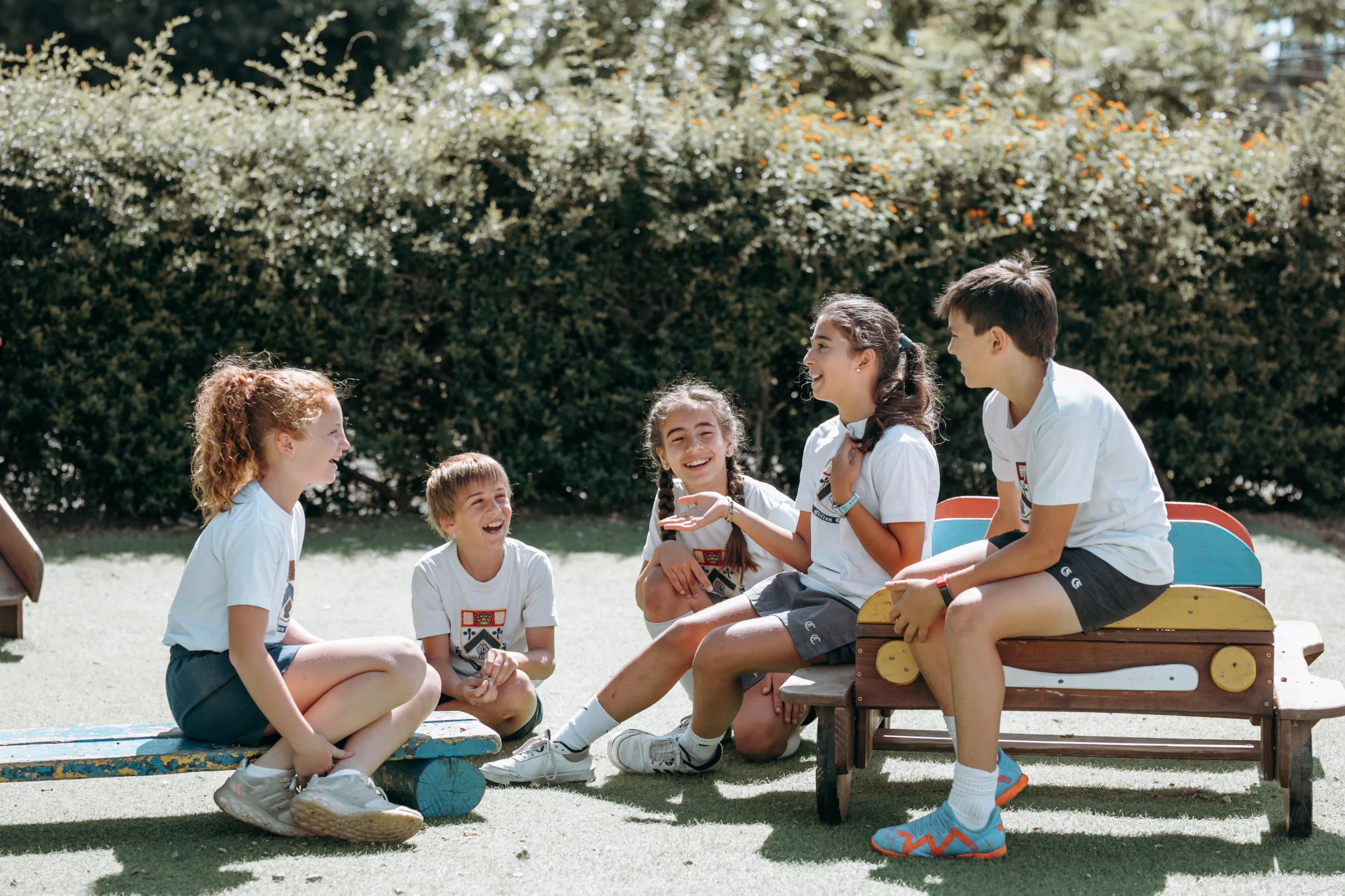 Estudiantes de Colegio bilingüe en El Pinar, Canelones. Clifton College